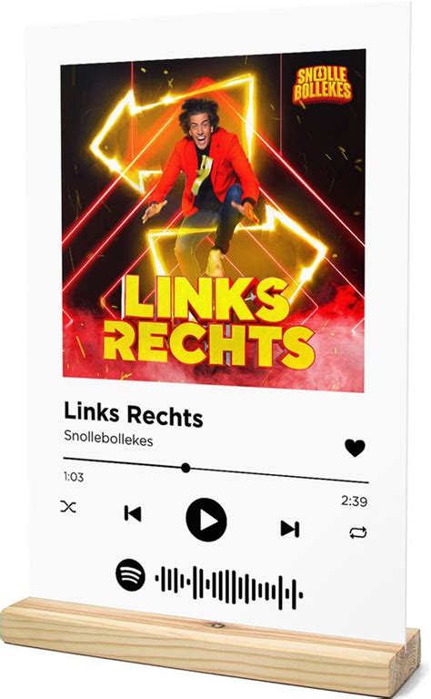 Songr Spotify Muziek Bordje Links Rechts Snollebollekes X