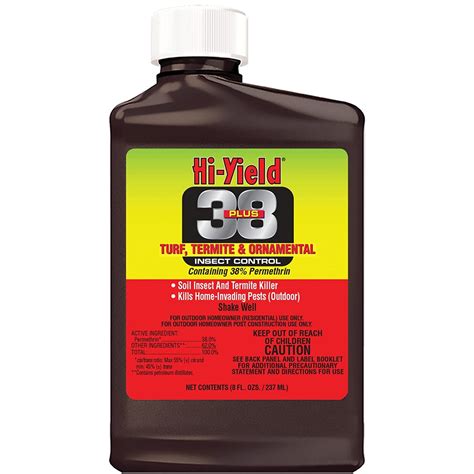 Hi Yield 31330 38 Plus Turf Lawn Concentrate Farm And Yard Ornamental Insect Control 8 Oz