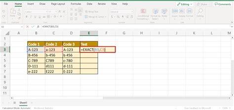 How To Check If Two Cells Match Or Multiple Cells Is Equal In Excel