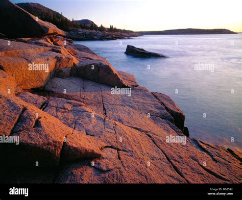 Atlantic Coastline Mount Desert Island Acadia National Park Maine