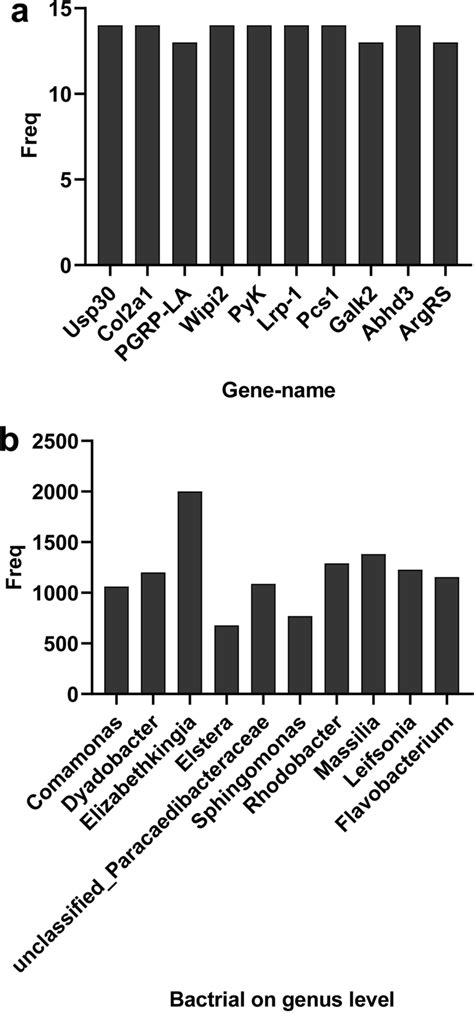 Relationship Between Degs And Bacteria Genus Level In Cx Pipiens