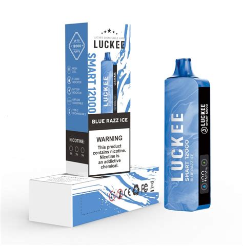 Disposable Nicotine Vape Luckee Smart Blue Razz Ice