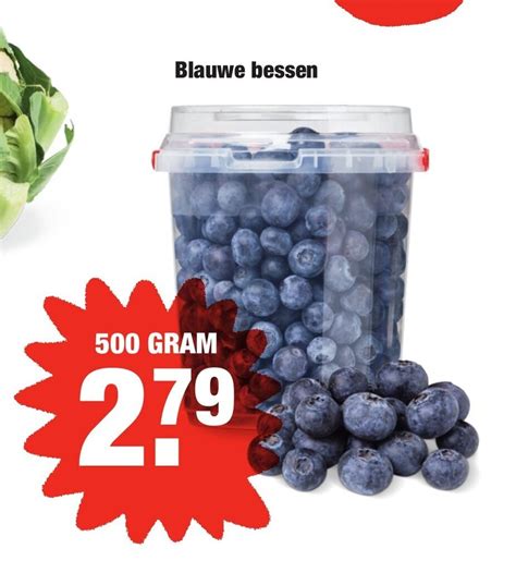 Blauwe Bessen Gram Aanbieding Bij Aldi