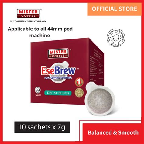 Mister Coffee Esebrew Easy Serving Espresso Pod Ese Pod Hard