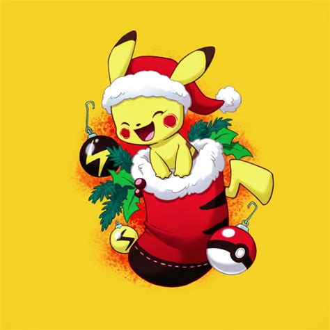 Christmas Pikachu Wallpapers Wallpaper Cave