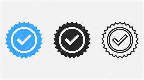 Premium Vector Check Mark Icon Verification Icon Check Mark Collection