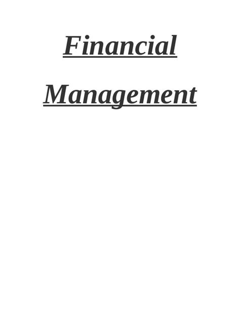 Financial Management Techniques And Principles For Effective Budgeting