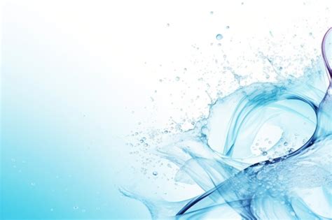 Premium AI Image | Blue water splash flowing art for background ...