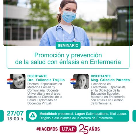 Seminario de promoción y prevención de la salud con énfasis en