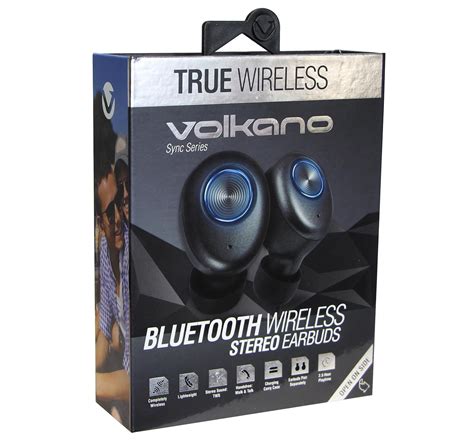 Volkano Sync Black True Wireless Earbuds EBay