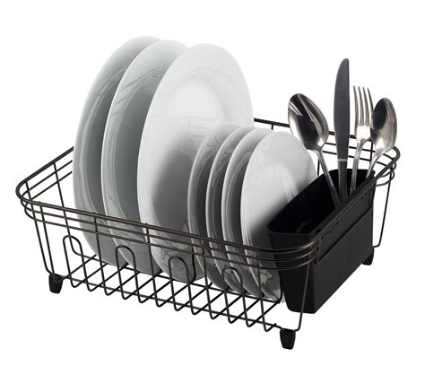 Deluxe Chrome Plated Steel Small Dish Drainers Black Neat O Kc Dd 006 2 Best Department Store