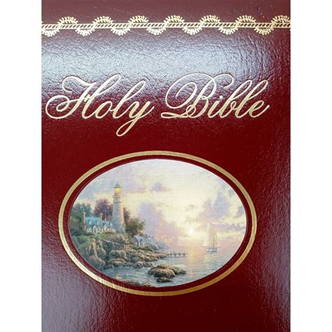 Thomas Kinkade Holy Bible Painter Of Light King James Version Vintage