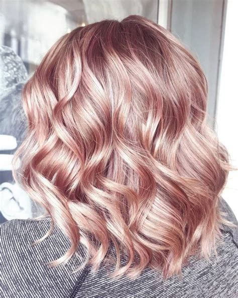 50the Most Fashionable Rose Blonde Hair Style Hårfrisyrer Hår Og Skjønnhet Frisyrer