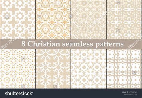 Christian Cross Pattern Background