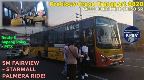 Onboard Bus Ride Precious Grace Transport Iveco Euromidi Sr Lf