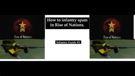 How To Infantry Spam In Rise Of Nations YouTube