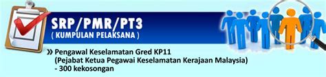 Jawatan Kosong Terkini Pengawal Keselamatan KP11 300 Kekosongan