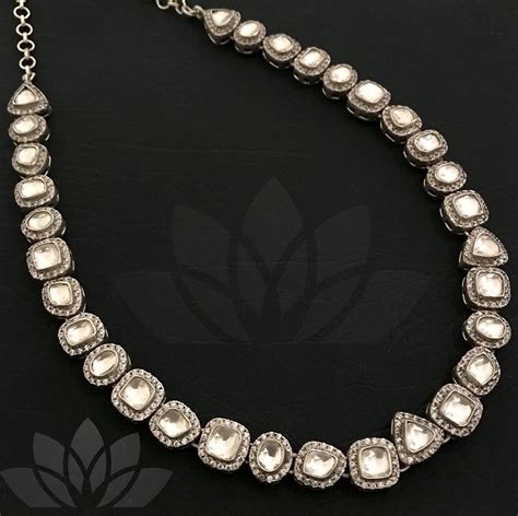 Elegant Silver Necklace From Prade Jewels South India Jewels