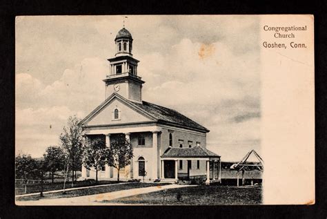 Goshen Congregational Church Carte Postale Ancienne Et Vue Dhier