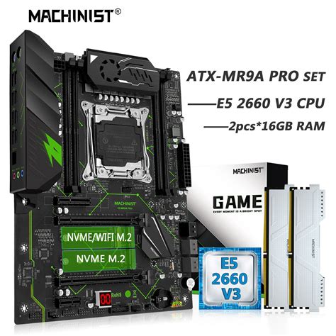 Machinist kit De Carte Mère X99 Chlorlga 2011 3 E5 2660 V3