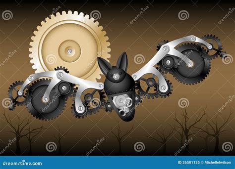 Robot Bat stock vector. Image of wings, teeth, haunted - 26501135