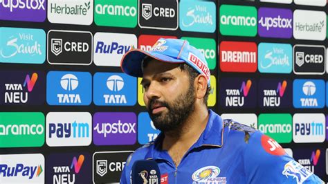 IPL 2023: "Didn't Start Well" - Rohit Sharma's Honest Review Of Mumbai Indians' Group Stage ...