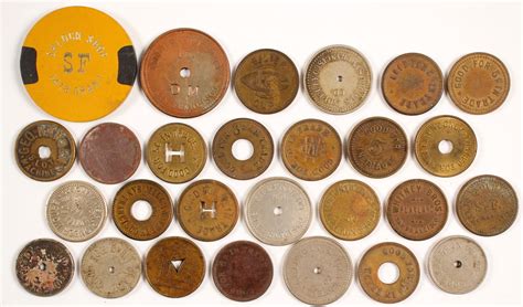 Novelty Token Collection Holabird Western Americana Collections