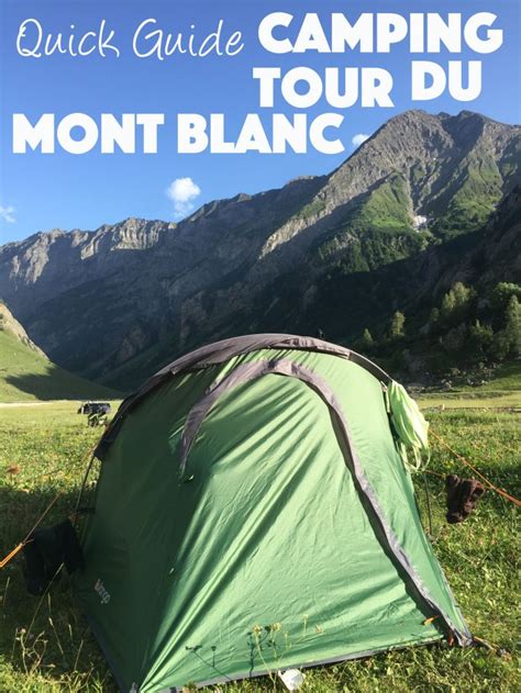 Tour du Mont Blanc Camping Guide | Camping tours, Hiking europe, Hiking ...