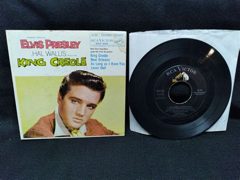 Elvis Presley King Creole Vol 1 Vol 2 45 RPM EP RCA Victor Records