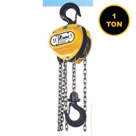 Indef 1 Ton Chain Pulley Block 1t3m Toolz4industry