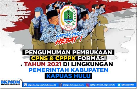 Pengumuman Penerimaan CPNS Dan PPPK Formasi Tahun 2021 Di Lingkungan