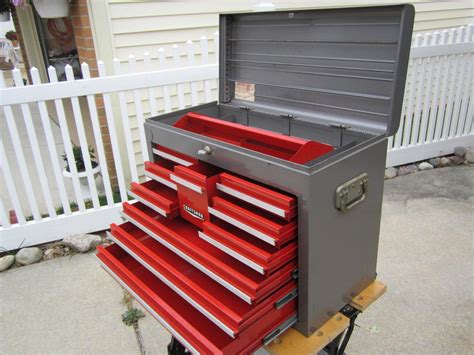 Vintage Craftsman Toolbox Toolchest Tool Box Rare 10 Drawer Very Good