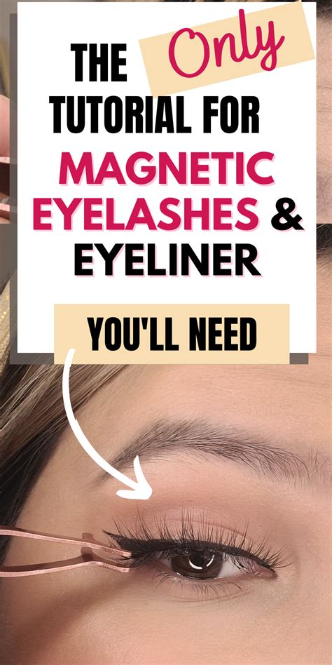 How To Apply Magnetic Eyelashes And Magnetic Eyeliner Complete Guide