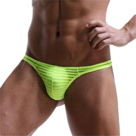 Faringoto Men Thongs Striped Bikini G String Underwear Shopstyle Briefs