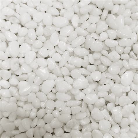 White Pebbles For Plants Garden (Small) – blozem