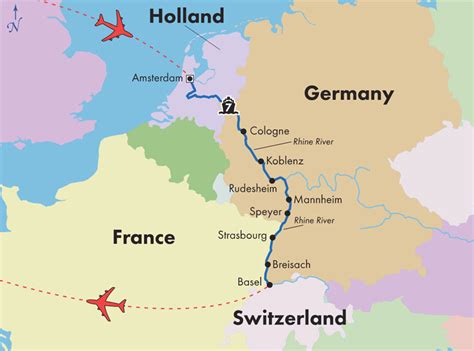 World Map Rhine River Castles On The Romantic Rhine River With Map