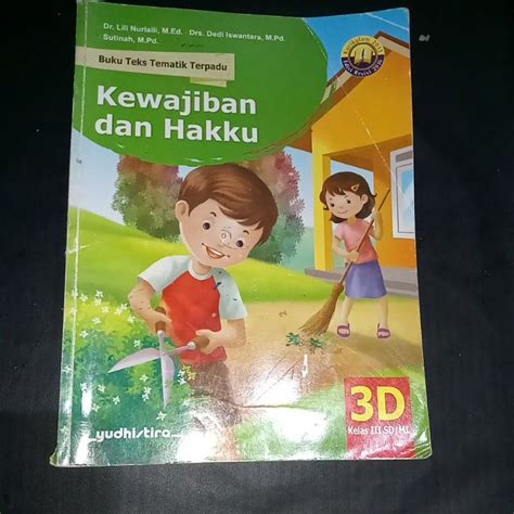 Jual Buku Teks Tematik Terpadu Kelas 3 Tema Kewajiban Dan Hakku