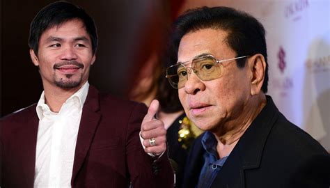 Chavit Singson Believes Manny Pacquiao Unqualified To Be Ph President