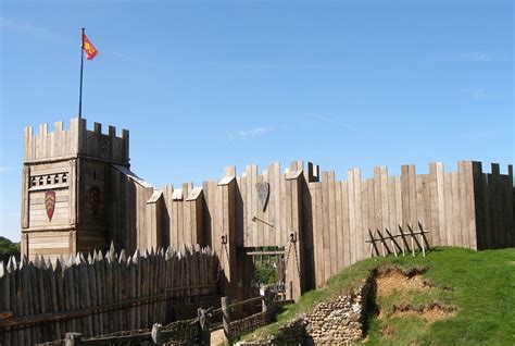 Entrance To Inner Bailey Castle Wooden Castle Medieval Series