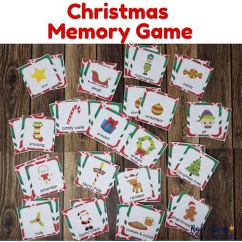 Christmas Memory Game - Rock Your Homeschool