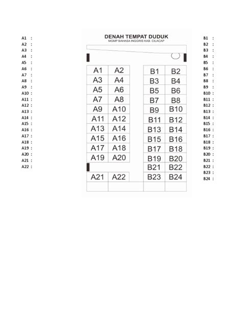 Denah Tempat Duduk Bis Pdf