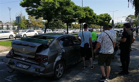 Samsunda Arac N Kar T Zincirleme Trafik Kazas Yaral