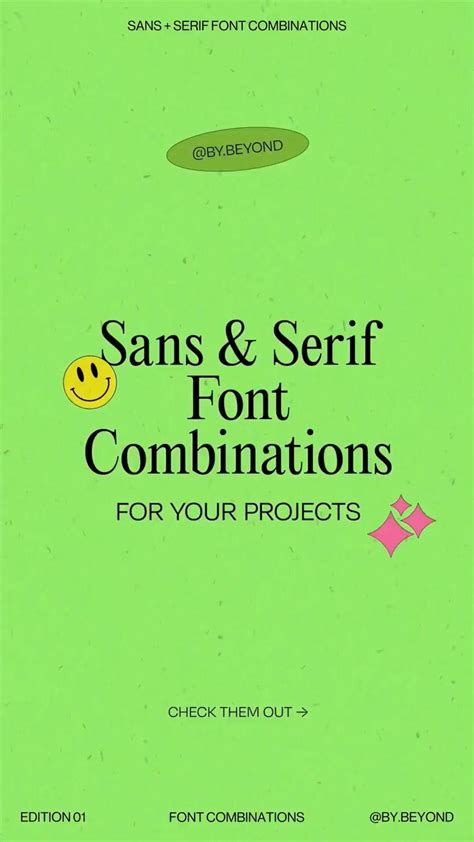 Our favourite Sans & Serif Font Combinations! 🌈 | Tutoriales de diseño gráfico, Conceptos de ...