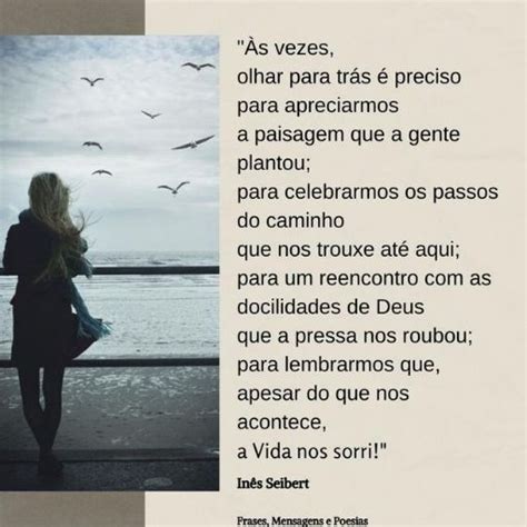 Frases Mensagens E Poesias S Vezes Olhar Para Tr S Preciso Em