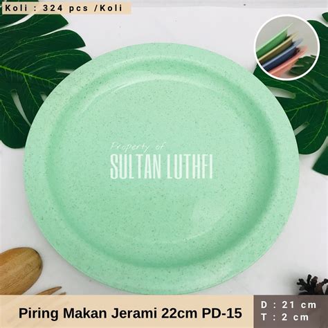 Piring Makan Jerami 22 Cm PD 15 Mitra PGS