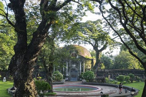 Saint Pancratius Chapel Facade At Paco Park In Manila Editorial Image