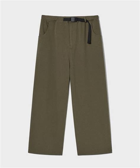 MUSINSA VTWO 70207 Cotton Wide Balloon Pants Khaki