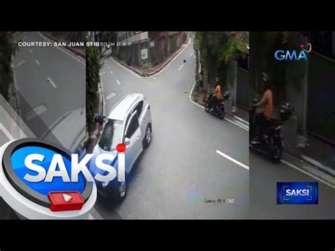 Motorsiklo At Suv Nagsalpukan Sa San Juan Rider Kinailangang Putulan