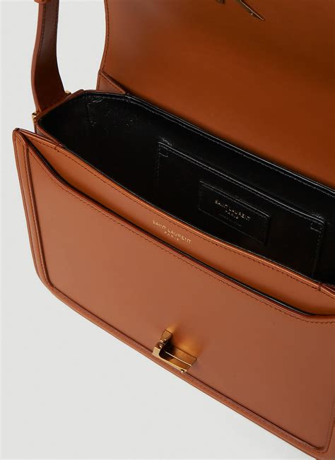 Solferino Shoulder Bag In Brown Saint Laurent