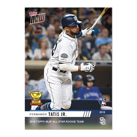 Fernando Tatis Jr Mlb Topps Now Card Rc Print Run